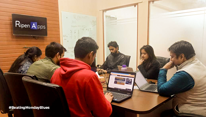 RipenAppsTech's tweet photo. Instead of stressing about all the work we have to do on Monday, #Ripeners kickoff their Monday blues by getting dressed up, listening to music, and setting positive intentions for the day together.
#BeatingMondayBlues #WorkCulture #MondayMotivation #KickingOffMonday #RipenApps https://t.co/CWGPudK32o