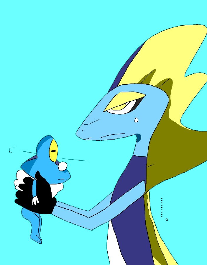 きん 迷子拾ったゲッコウガとインテレオン ポケモン ゲッコウガ インテレオン ケロマツ メッソン イラスト T Co Fafazkgmdp Twitter