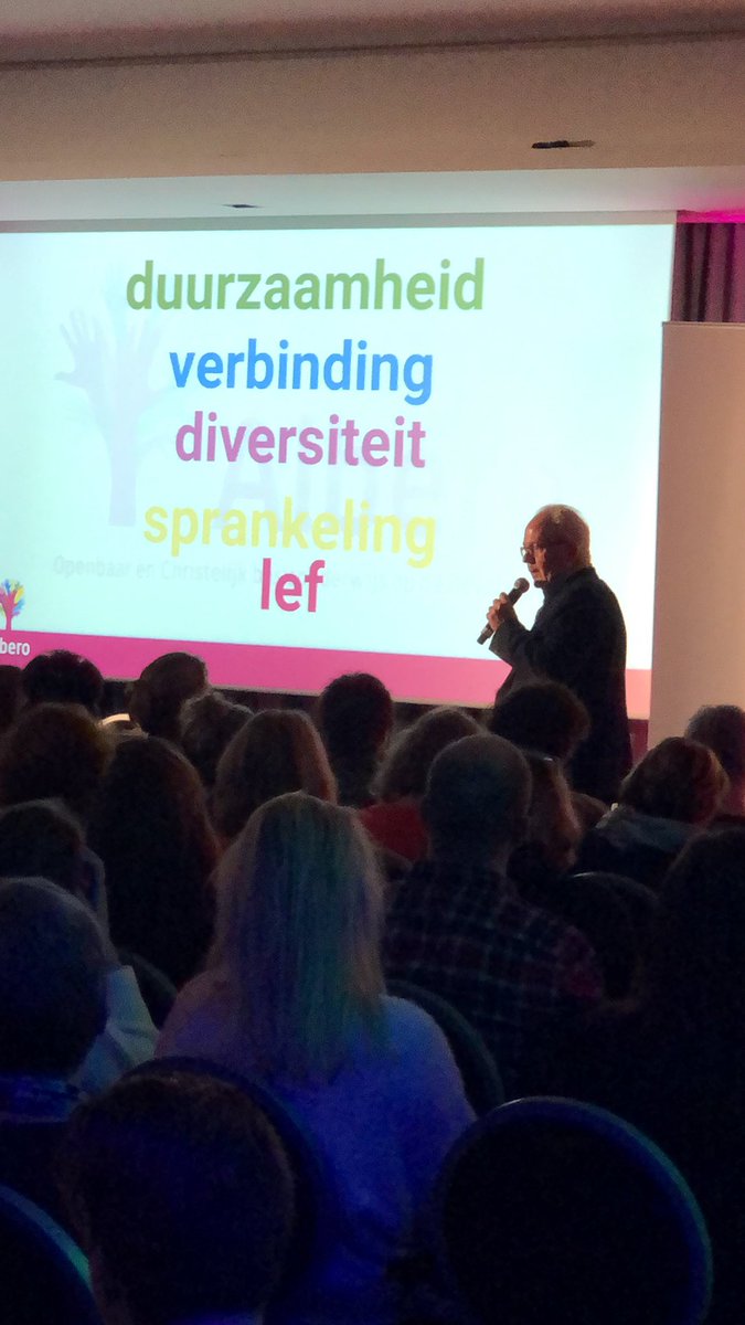 De kernwaarden van <a href="/Alberoscholen/">Albero</a> worden gepresenteerd door de voorzitter van het College van Bestuur #alberodaglzm