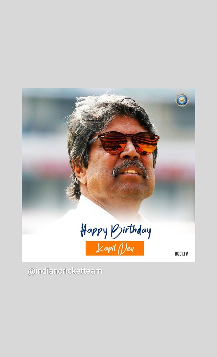 Happy birthday sir kapil dev ji 1983 world cup winning captain 