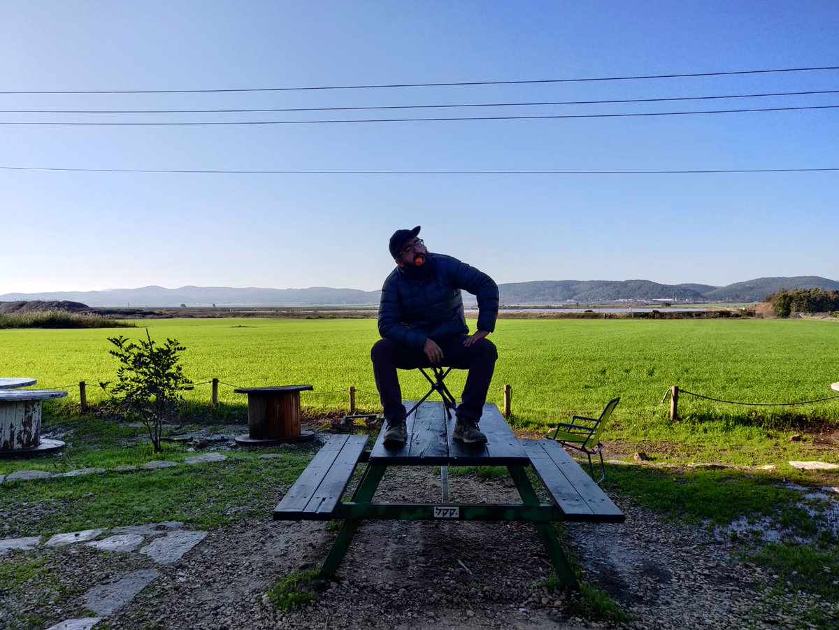 TourAryeh's tweet image. Starting the day off at Rakevet Ha&apos;amakim #tourguidecourse