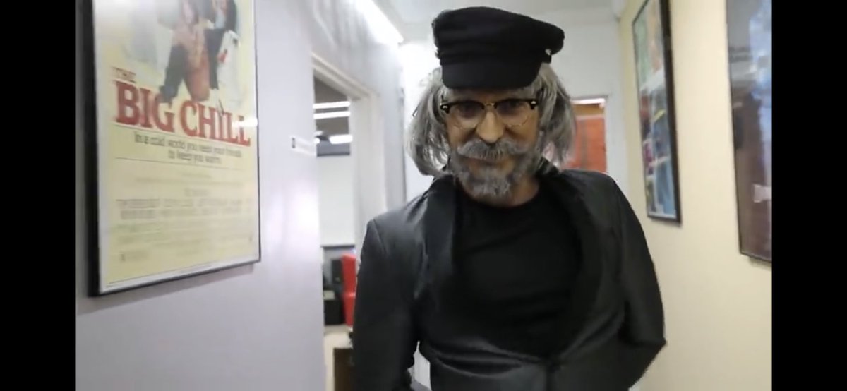 abbie_r5's tweet photo. Why is Pierce Brosnan out here looking like @EltonCastee from this video 😂😂 https://t.co/erugH3Q6np