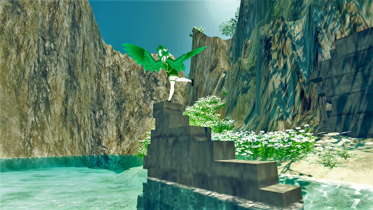 常盤いるむ 花ノ島 Island Of Flora シリーズ通して訪問させていただいているtiwaさんの新作にさっそく 自然豊かな風景に加えカフェスペースなどのお洒落 さもあり どこを切り取っても絵になって大変にエモい 個人的に草の高さが半身隠れるくらい