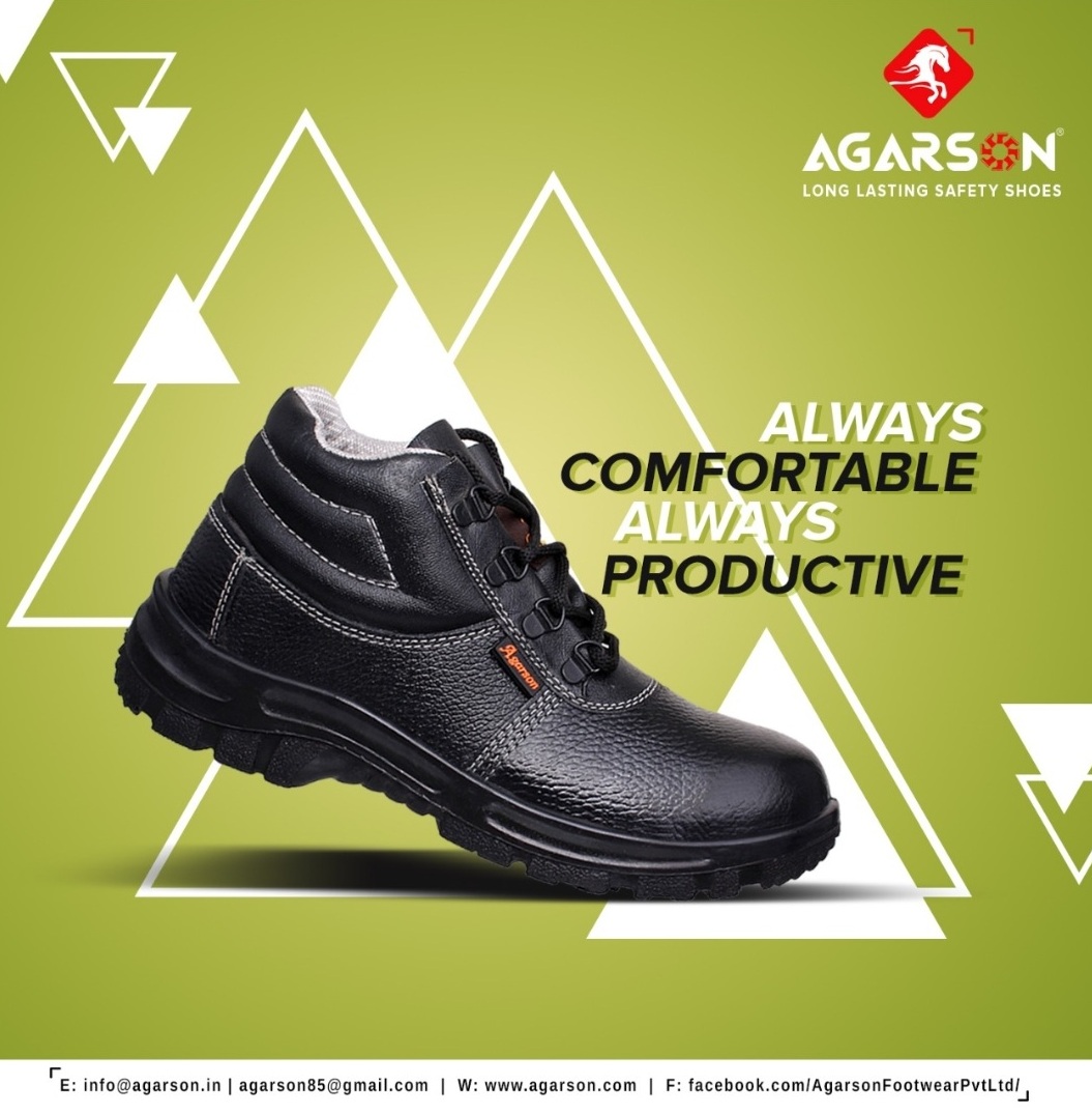 Buy Power Synthetic Leather Safety Shoes Online