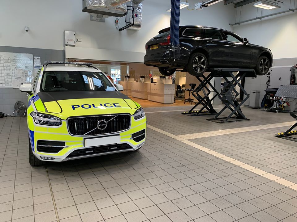 RybrookVolvo's tweet photo. At Rybrook Volvo, we are proud to help keep roads safer by servicing and maintaining Volvo Police cars.
.
.
.
#RybrookVolvo #Rybrook #Volvo #Chester #Warrington #Safety #Community https://t.co/GKMq7paXVl
