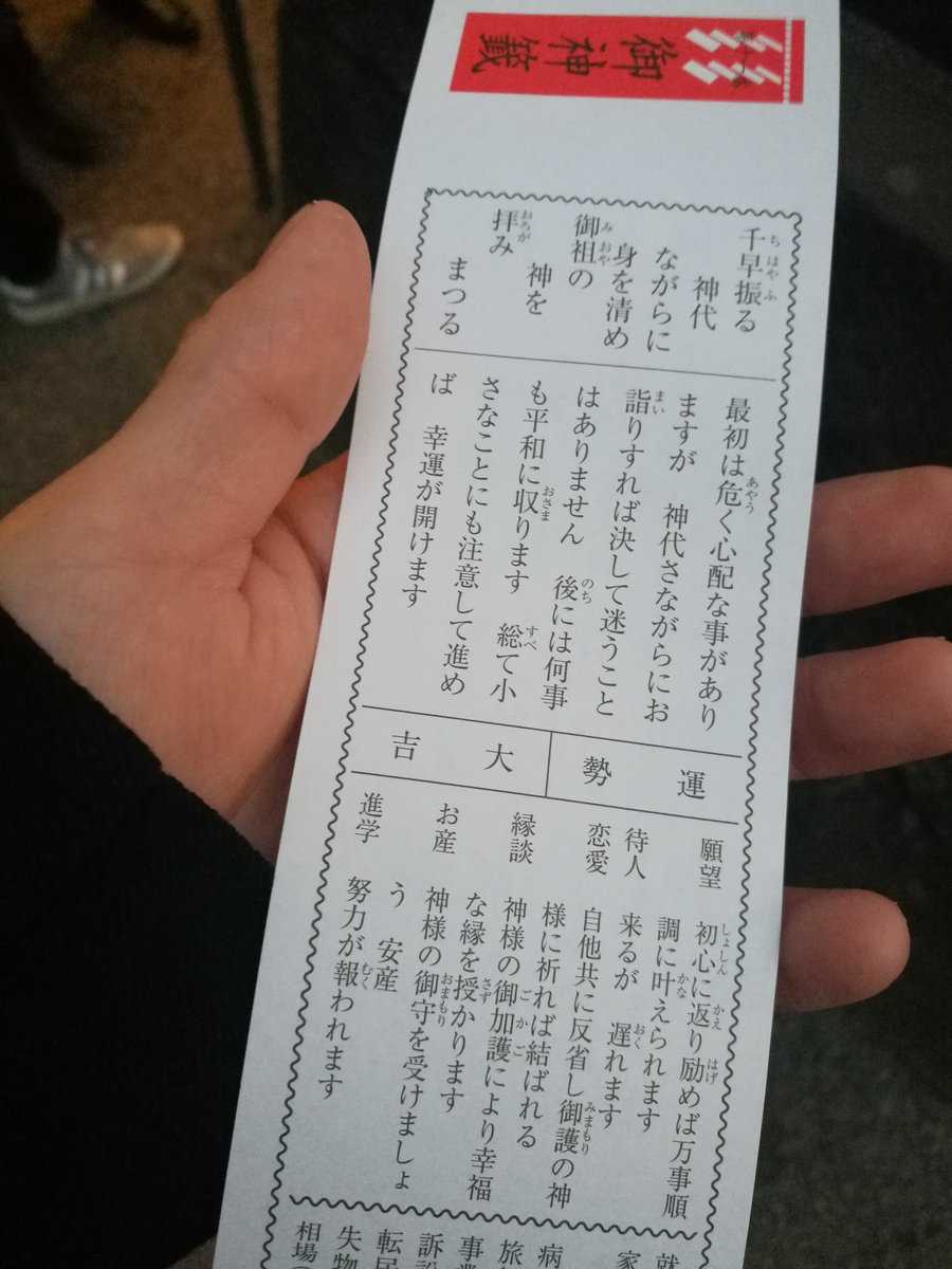 誕生日おみくじ