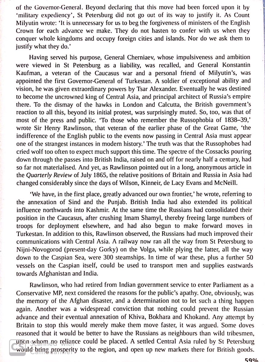 Buharan troops were threatening Kokand’s control of Tashkent, so a rogue Russian general with 2k men seized the city in a brilliant battle that cost 25 men. Some locals were happy with Russian rule due to fewer taxes & more trade.