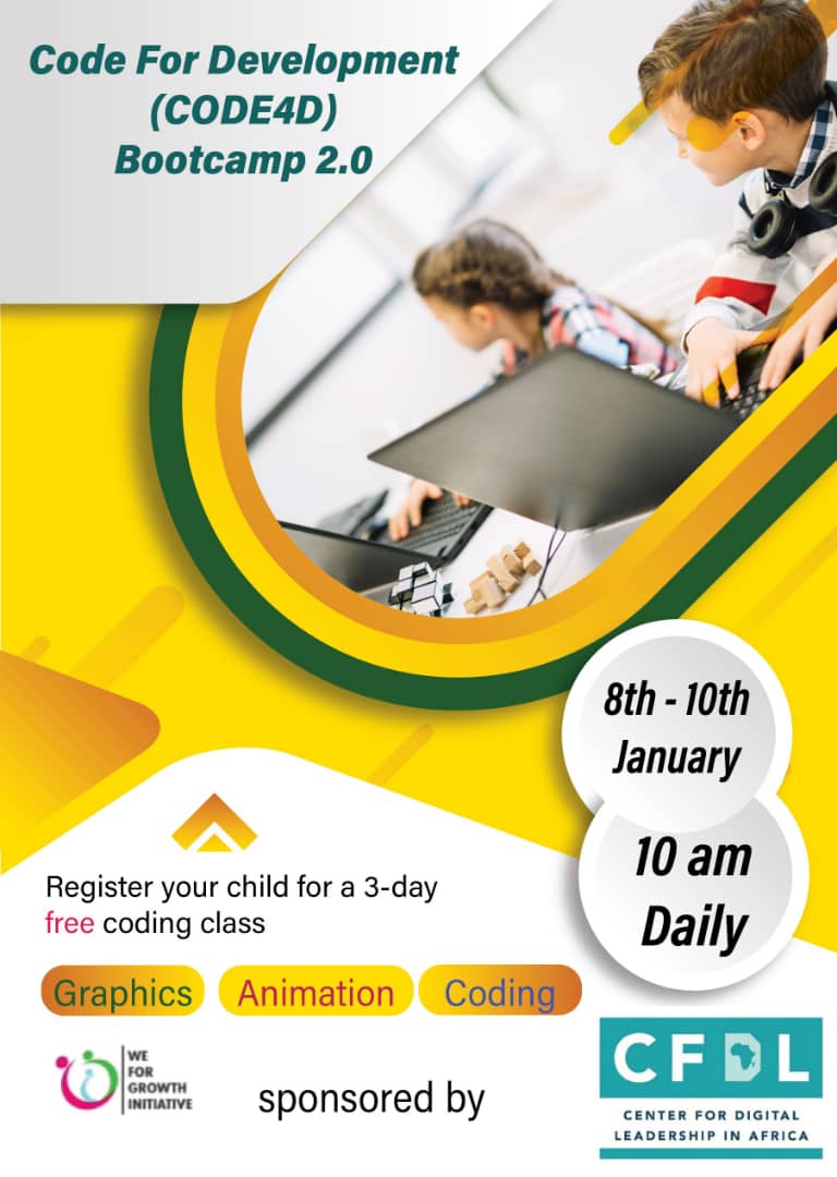 gominaololade's tweet image. #CODE4D Bootcamp 2.0
Raising digital leaders for sustainable development @C4DLAfrica 
@weforgrowth 
#DigitalTransformation 
#Digitalleaders 
#DigitalEconomy
#Africa
#Nigeria
#SDGs