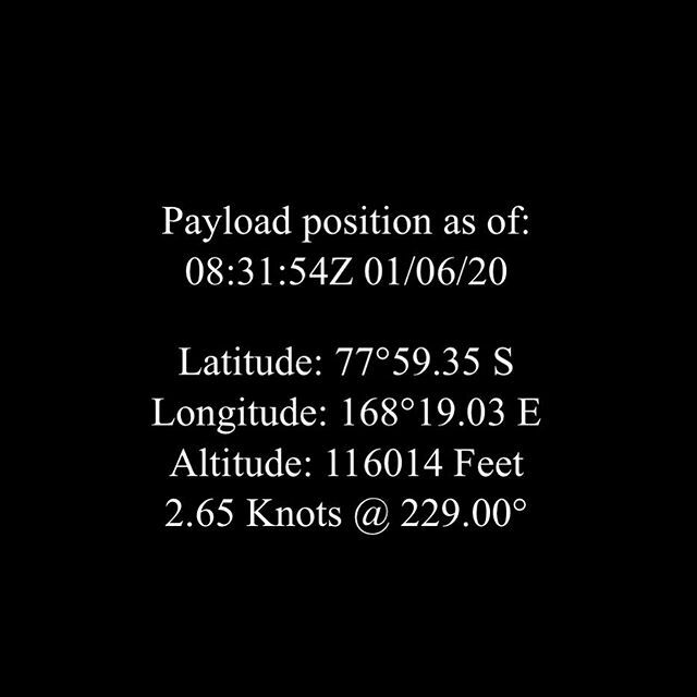 #BLASTTNG has almost reached its cruising altitude of about 120,000 feet! Now begins the nerve wracking task of checking out all of the systems. #itsinthesky