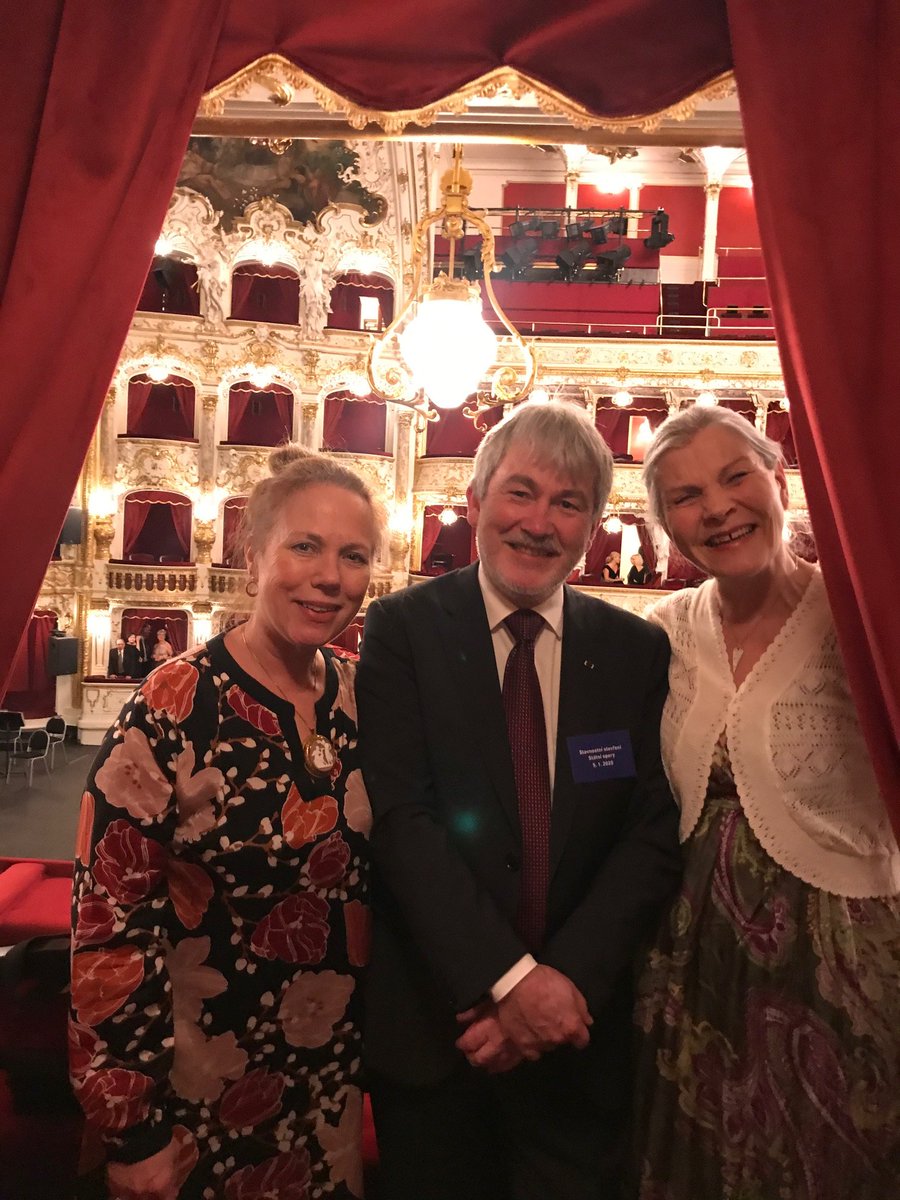 NorAmbCZ's tweet photo. Last night, we attended a concert on the occasion of the reopening of the Czech #StateOpera after a 3-year-long renovation. Wonderful event, excellent performance! We wish you another at least 132 successful years! https://t.co/JNksVkFJkb