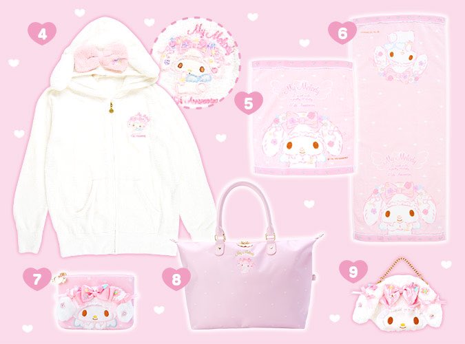 45周年記念のマイメロちゃんはホワイトメロディ♡▷◁♡*｡ﾟ あなた色の