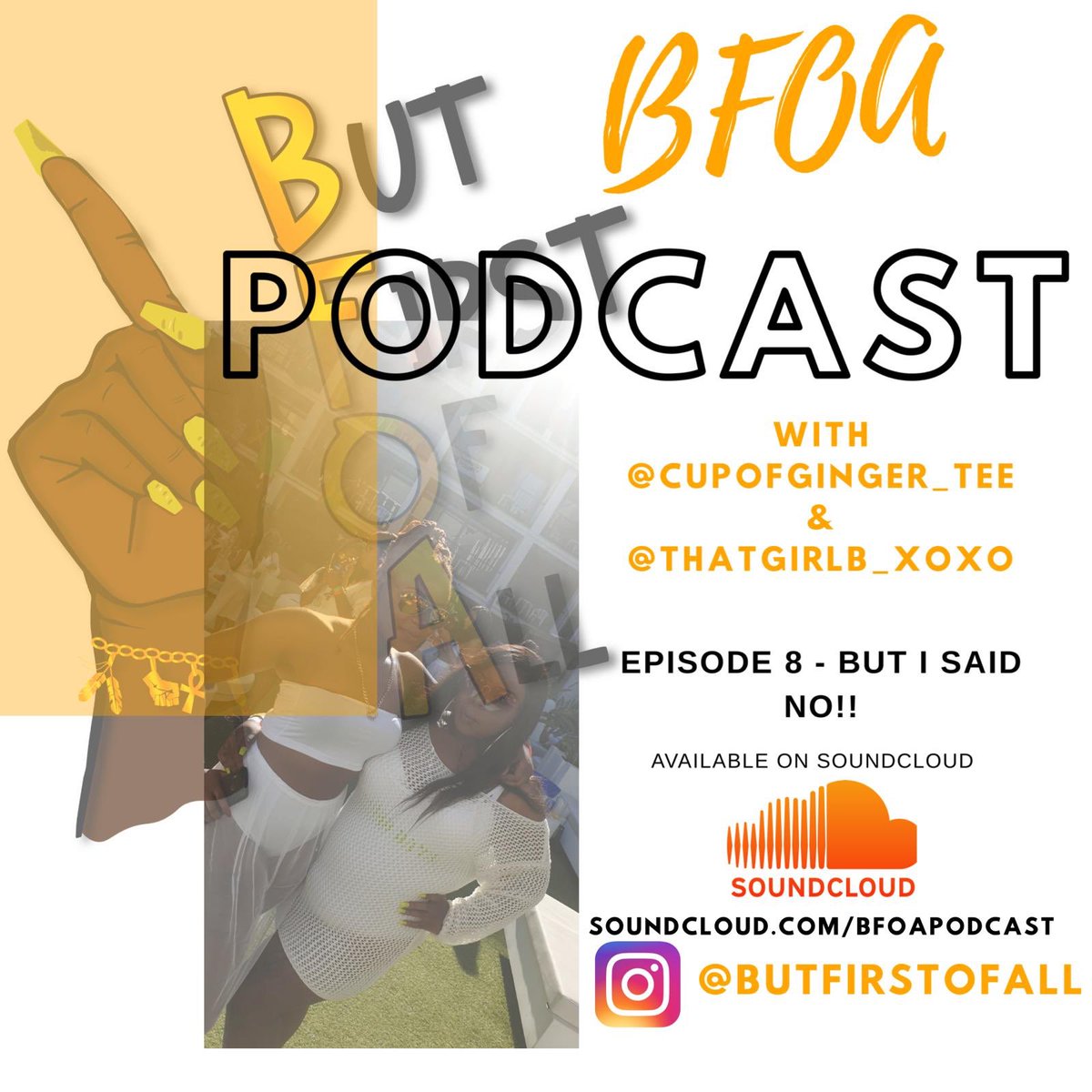 CupOfGingerTee's tweet photo. https://t.co/rojq8lXxX3

ButFirstOfAll Podcast Ep 8** But I Said No 🙄!!**

INTRO - “Yuh Bad” by @Ilandboy_preedy

Email : Butfirstofall@gmail.com

IG: @ButFirstOfAll

#buyblack #blackpower #blackgirlsrock #butfirstofall #bfoa #blackwomen 

CHECK THIS OUT GUYSSS!! https://t.co/9nydgDUlh2