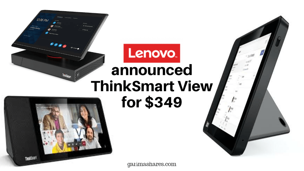 GarimaBhaskar's tweet photo. ThinkSmart View Announced By Lenovo At The CES 2020
https://t.co/jzg5VLqiTS
#garimasharesblog #garimashares #LenovoCES #lenovosmarthome #lenovochristmassale #thinksmartview #techno #TechTrends #MondayMotivation #MondayMood #gadgets #techblogger https://t.co/Y00IW1yNX4