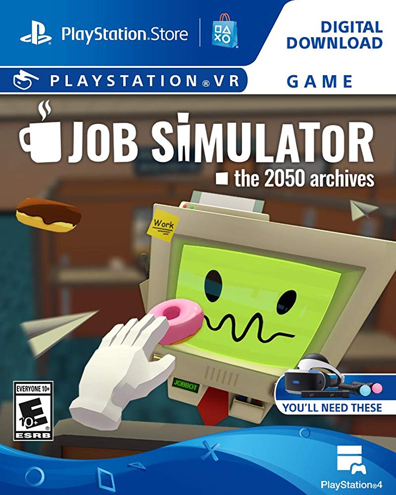 As its finally back to work for a lot of us my sleep-deprived brain at 0530 this morning found myself wishing this game were an actual thing. I wonder if this would technically mean I'd be able to walk to work...
#JobSimulator #Playstation #Sony #PlaystationVR #PSVR