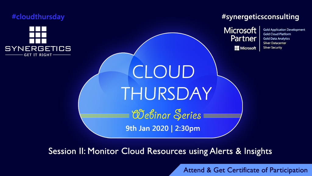 synergetics1's tweet photo. Azure Monitor helps you fully observe your applications, infrastructure and network etc.

Want to know how? Register here: https://t.co/g6MPtArviY

#SynergeticsConsulting #CloudThursday #Webinar #Series #Cloud #cloudcomputing #technology #azure 

Visit: https://t.co/tnTr8QyWEE https://t.co/TcATDAoO7G