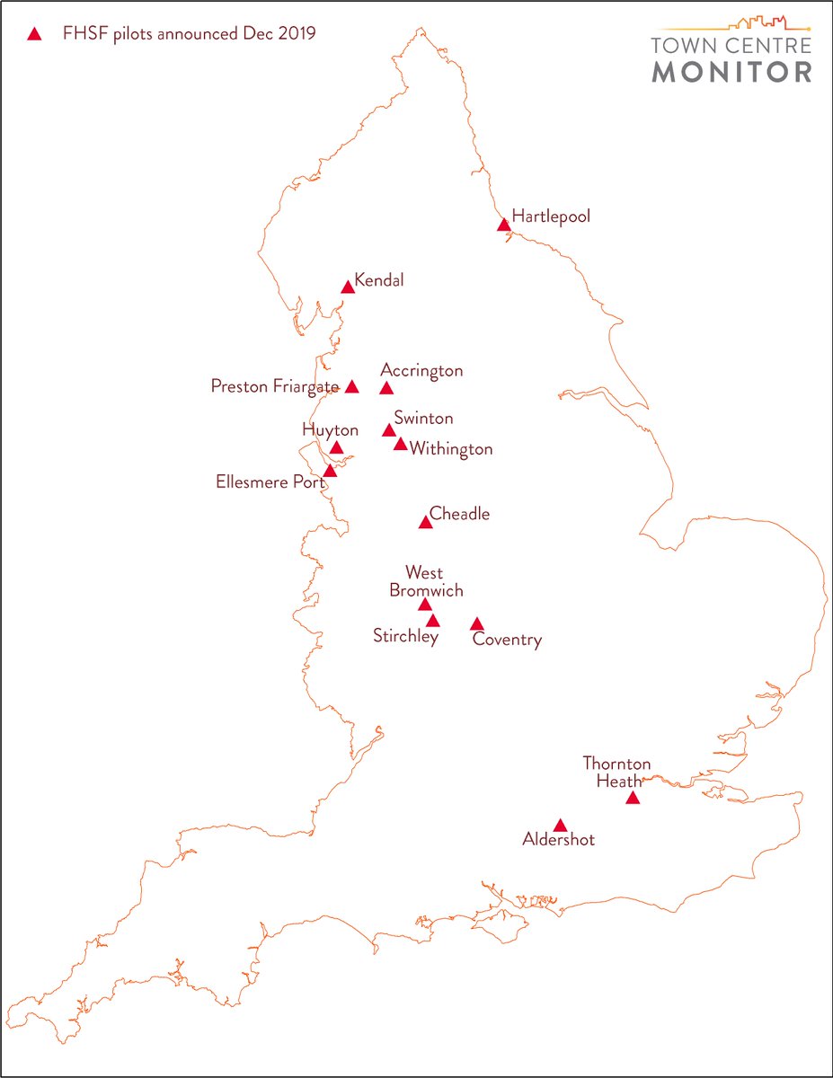 town_monitor's tweet image. 14 places announced for support from the High Streets Task Force bit.ly/36ssZDR #FutureHighStreets #FutureHighStreets