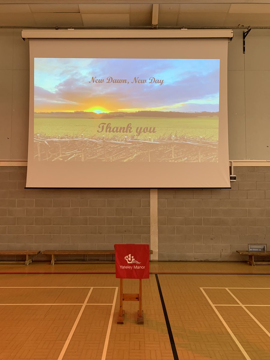 YMHeadmaster's tweet image. First assembly of 2020. The importance of saying “Thank You”. @YateleyManorSch #ThankYou Welcome back to families and staff.