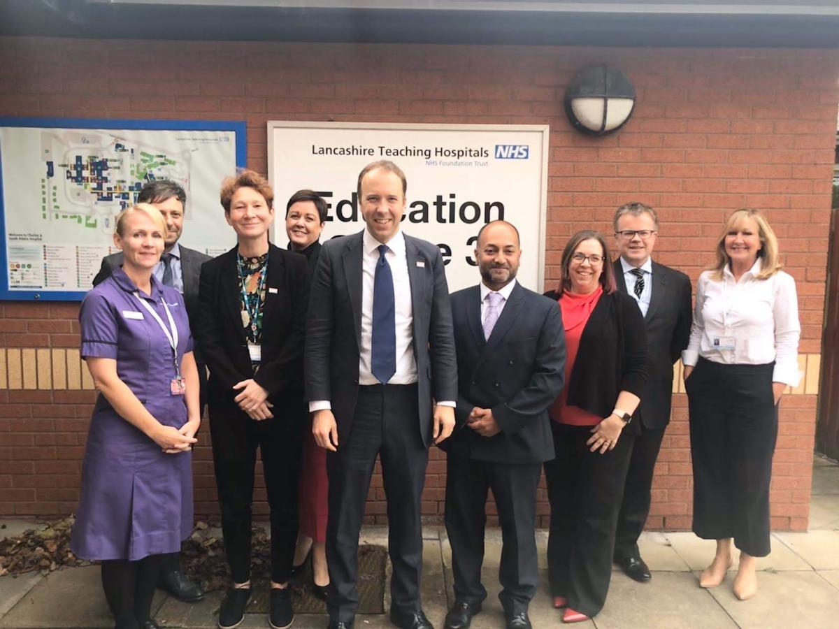 LTHTR Finance (@lthtrfinance) on Twitter photo Delighted to have welcomed the Health Secretary <a href="/MattHancock/">Matt Hancock</a> to our hospital to discuss future plans for healthcare delivery in Preston, Chorley and South Ribble. We are hugely enthused and really welcome the support for building a new hospital to benefit our local communities. Delighted to have welcomed the Health Secretary <a href="/MattHancock/">Matt Hancock</a> to our hospital to discuss future plans for healthcare delivery in Preston, Chorley and South Ribble. We are hugely enthused and really welcome the support for building a new hospital to benefit our local communities.