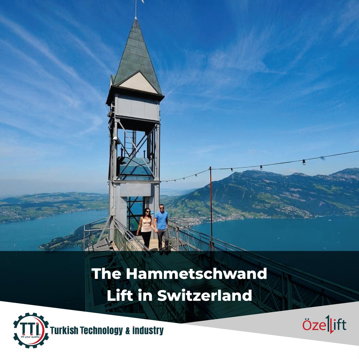 #Coolestelevators The Hammetschwand Lift in Switzerland is the highest exterior elevator in Europe. The elevator whisks passengers 153 meters up to the summit of the Hammetschwand in less than one minute.
For more information please visit our website: ttilift.com