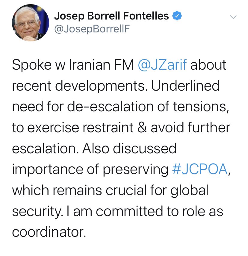 muletmerce's tweet photo. Si @JosepBorrellF es el coordinador, representant de la UE en el conflicte amb IRAN, anem preparant búnkers per la 3a guerra mundial. https://t.co/8zmsGvxF1G