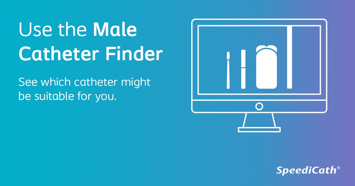 Coloplast_UK's tweet photo. The Male Catheter Finder helps you find a suitable male catheter based on your needs and preferences. Use the 2-minute online tool here: https://t.co/vNImbJcKiz
#catheter #bladder #malecatheter #SpeediCath #bladderretention #selfcath https://t.co/jm5U0k5Ota