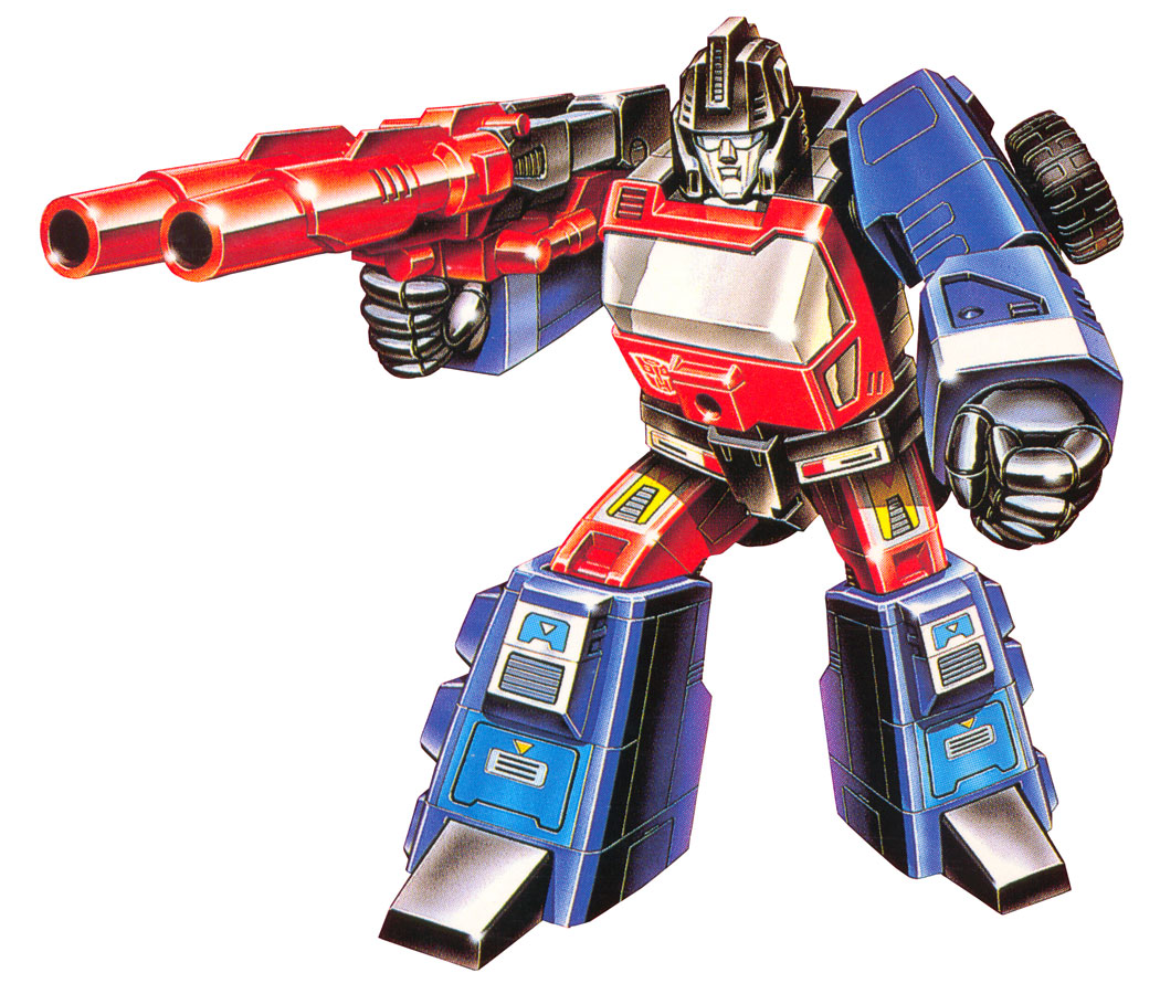 クロスヘアーズのG1玩具は口のあるデザインで、日本版アニメ「ザ