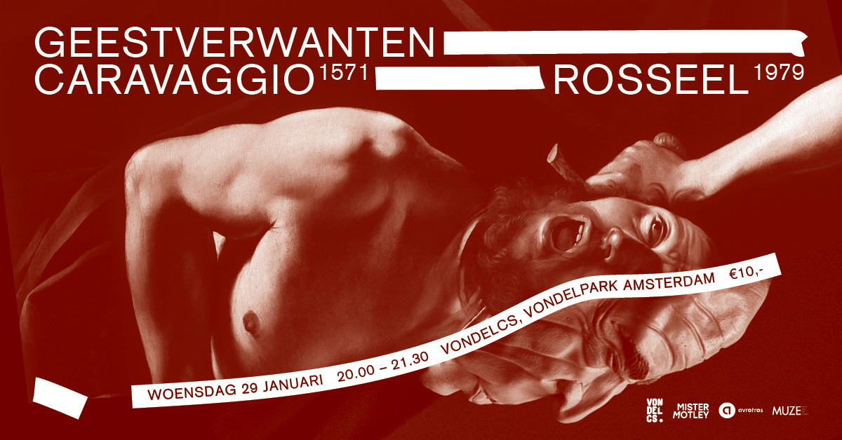 Over oud en nieuw gesproken: Caravaggio meets Rosseel in het moordthema, nieuw programma i.s.m. <a href="/MisterMotley/">Mister Motley</a> en <a href="/avrotros_kunst/">AVROTROS Kunst</a> op de 29e! 
bit.ly/2QpHZwq