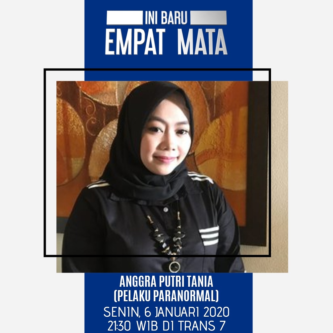 IBEM_TRANS7's tweet photo. LIVE malam ini akan hadir juga Ibu Anggra Putri Tania (Pelaku Paranormal) yamg akan membahas tentang hal-hal yang akan terjadi pada tahun 2020 

penasaran seperti apa? Saksikan malam ini pukul 21:30 hanya di @officialtrans7 https://t.co/l1X68oi2fw