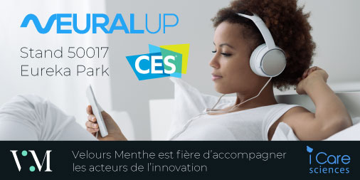 VeloursMenthe's tweet photo. Velours Menthe partenaire de l’innovation !
L'agence est heureuse d’accompagner la #startup ICare Sciences, qui lance en avant-première lors du #CES2020 son application #NeuralUp ! #innovation #Digital #relaxation https://t.co/QhfuhWdU0Q