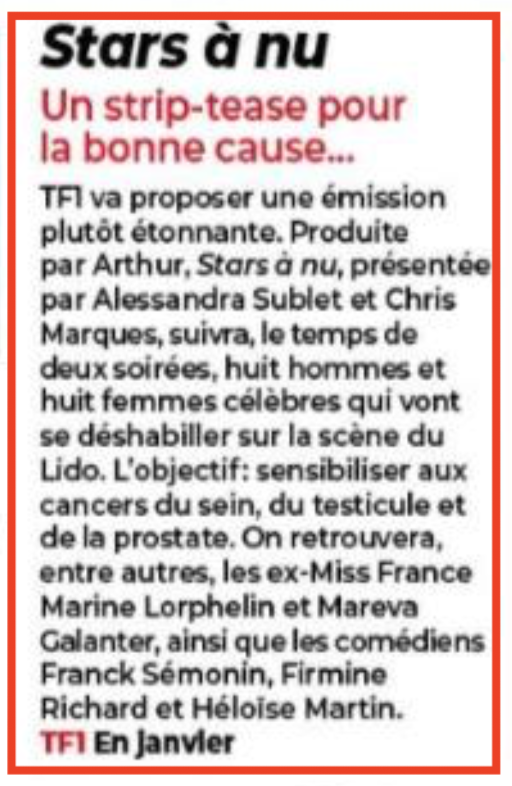 StarsANu_TF1's tweet photo. Merci @TeleLoisirs @lavoixdunord & @le_Parisien pour les articles !#BaptisteGiabiconi @SATYAOBLETTE @P_Candeloro #AlexandreDevoise @BrunoGUILLONOff #FSémonin @OlivDelacroix @alsublet @MarineLorphelin @MarevaGalanter @fannyleeb @MaddyBurciaga #HeloiseMartin #FRichard @NBeausson https://t.co/uNcFIKbEtW