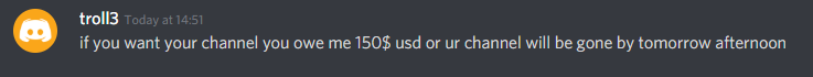 MrxDMx's tweet photo. @TeamYouTube theres someone going around making fake clames taking peoples videos/channels down he have targeted me taking down one of my videos and hes saying i got to pay him $150 to keep my channel 

https://t.co/LuToL8McJ3 https://t.co/qqxw57Am5D
