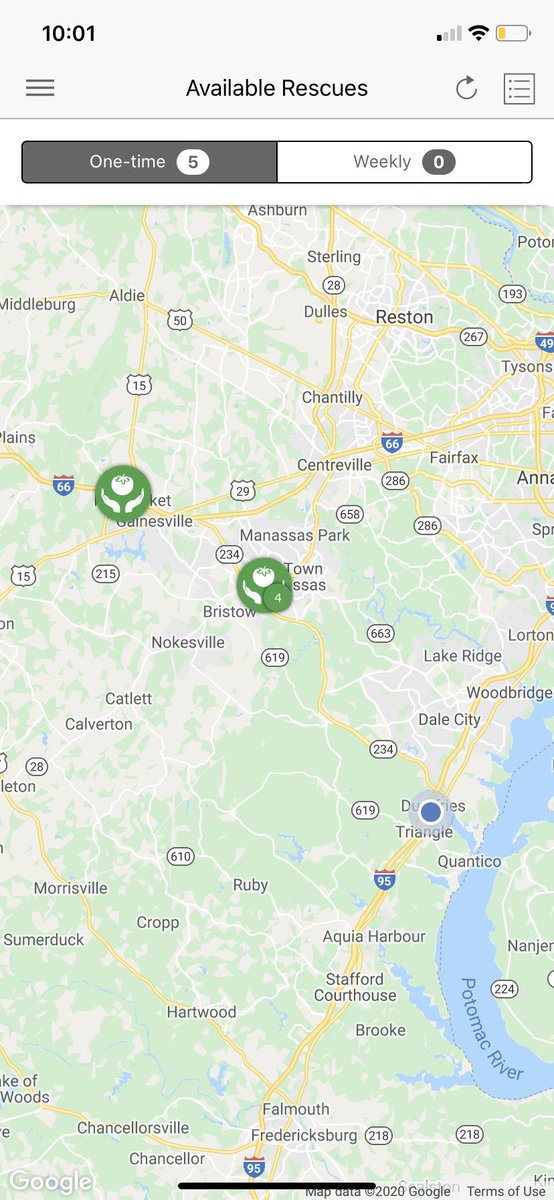 PWFoodRescue's tweet photo. Food Rescue Heroes! We need your help in the Manassas and Haymarket area. There are multiple rescues available, check the app for details! 🥬 https://t.co/6lGI5LhVwE