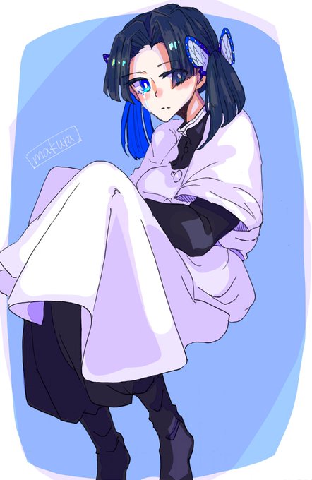 真暗さんがTwitterに投稿した神崎アオイ(鬼滅の刃)のイラスト。