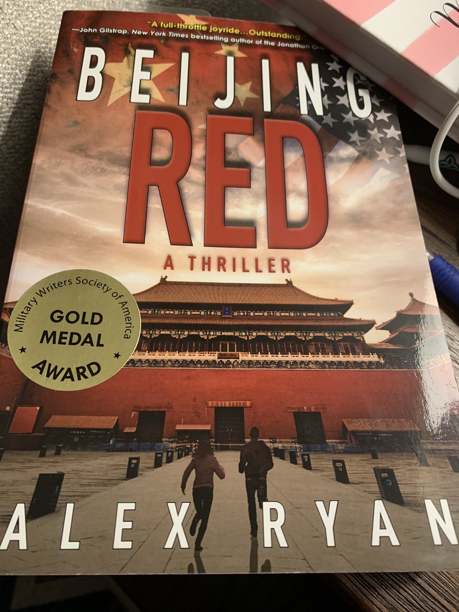 MllrChris's tweet photo. Just finished #BeijingRed by #AlexRyan aka @BAndrewsJWilson and it was exciting. Great storyline, good character development, and a little bit of mystery. Now to find the next, Honk Kong Black!!! https://t.co/WwN4OVUNu4