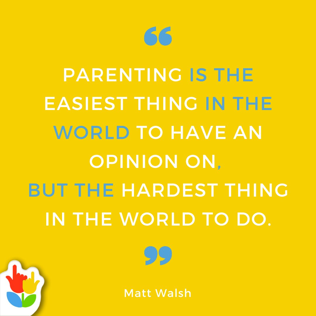 letterschool's tweet photo. "Parenting is the easiest thing in the world to have an opinion on, but the hardest thing in the world to do". Matt Walsh
.
.
#MondayMotivation https://t.co/OeklEuWefB