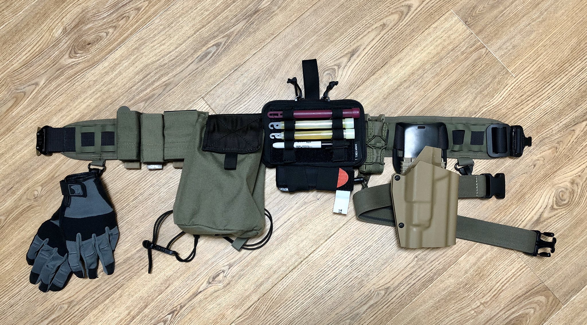 ファーストライン TREX ARMS サバゲー  タクティカルベルト BIGFOOT T REX ARMS ORIONタイプ ファーストライン LGサバゲー