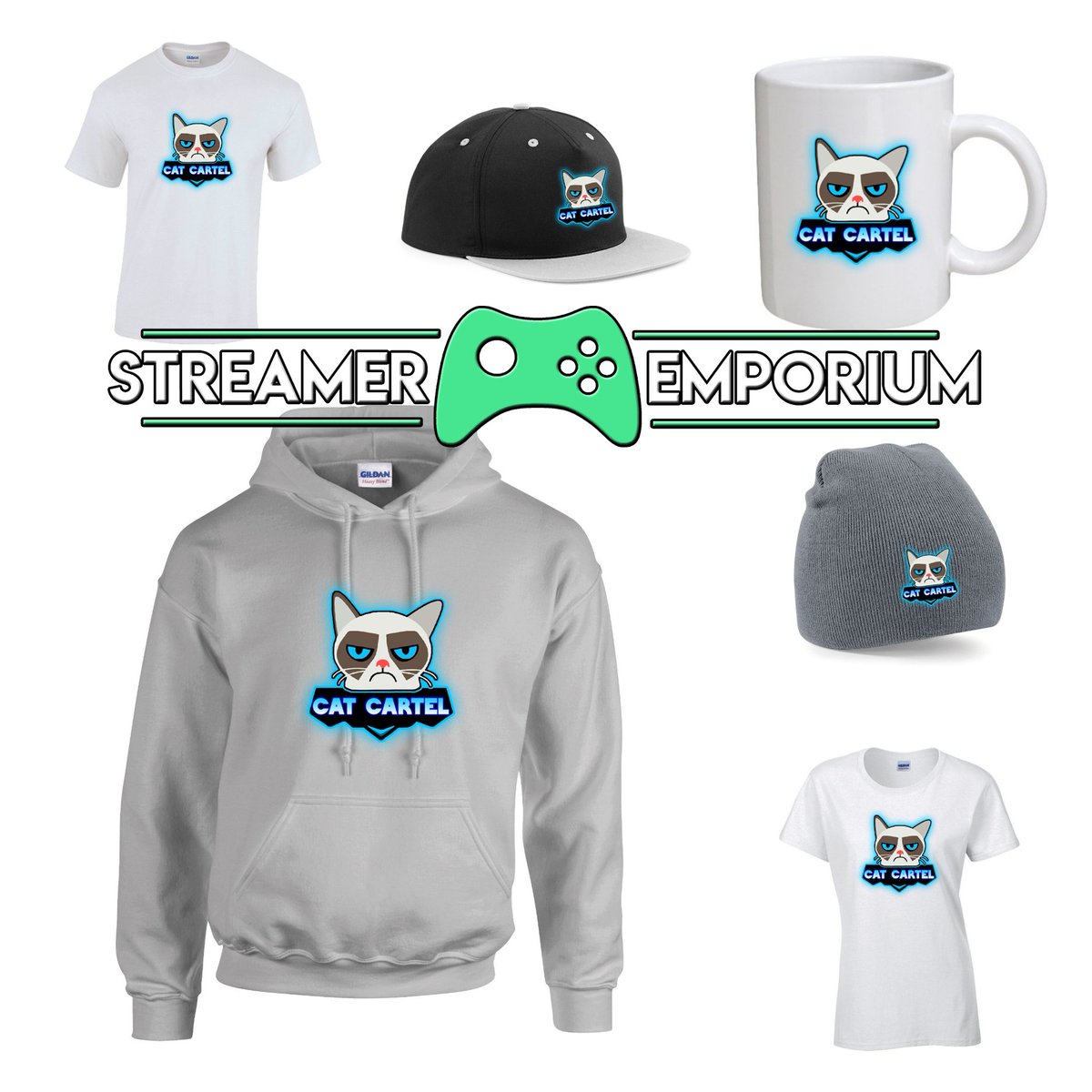 StreamerEmp's tweet photo. 🔥 NEW DESIGN 🔥

@Mrs2013H has added a new design, Cat Cartel Blue! It's now available on mugs, hoodies, t-shirts and stickers!

Check it out at - https://t.co/FBEuhwiKN2

#merch #branding #newdesign #streamer https://t.co/MJ08VF3cK1