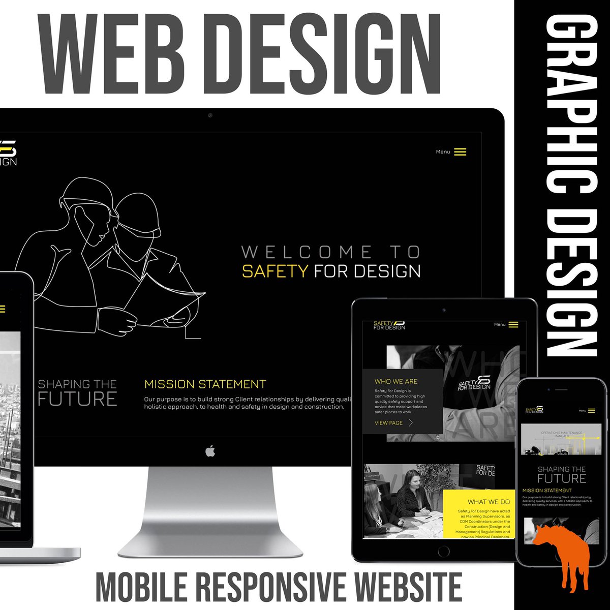 HyenaDesign's tweet photo. Safety For Design approached HyenaDesign to build them a new website, logo and marketing material, which would be integral in raising their online profile but to also capitalise on company growth and award winning service. Great project to work on!

#hyenadesign #safetyfordesign https://t.co/BFIgJwqyYG