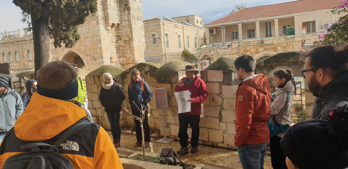 EcoITN's tweet photo. Exciting to start the new year with the second #ECORISK2050 meeting in Israel ๐ฎ๐ฑ
First thing on the agenda was a tour of Jerusalem
#MSCA
#MarieCurious
#ESRexperience https://t.co/8N8dr7FfdZ