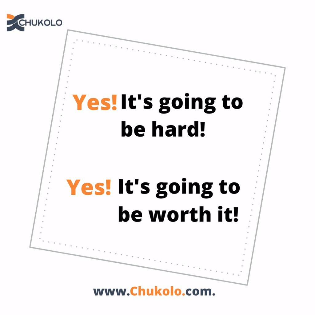 ChukoloCore's tweet photo. No matter how hard it may seem now, Keep going strong! Let the challenges hone you up for the success that's forthcoming. It's definitely going to worth it in the end.
.
.
#Getitdonewithchukolo #chukolo #freelanceinnigeria #Freelance #Unilag #IranUsa Nigeria https://t.co/T99Kt5Rne4