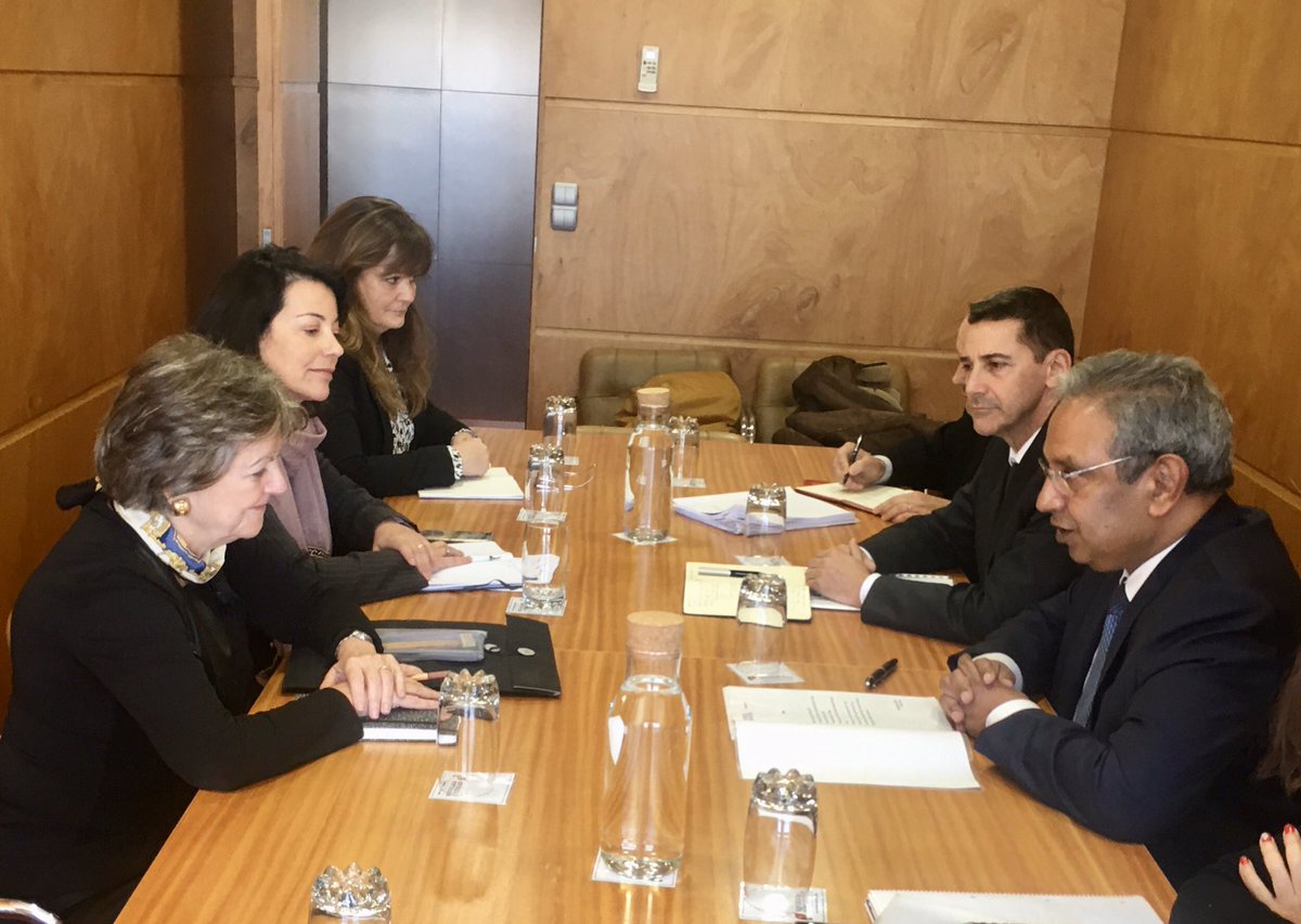 #MP, Nelson de Souza, e SEPlan, José Mendes, em reunião, hoje, com a Comissária Europeia, Elisa Ferreira. #xxiigoverno #fundoscomunitarios #pt2020