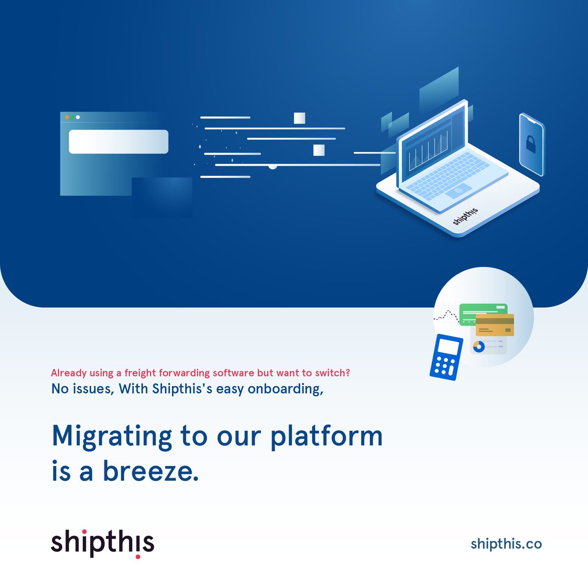 Shipthis_inc's tweet photo. Still using traditional ways to manage your #logistics operations, accounting or stuck with old logistics solutions.
This decade migrate to tech, migrate to shipthis, with ease.
https://t.co/1SXMi5aJ5V
#freight #freightsoftware #logisticsoftware https://t.co/bLWw0V5u3K