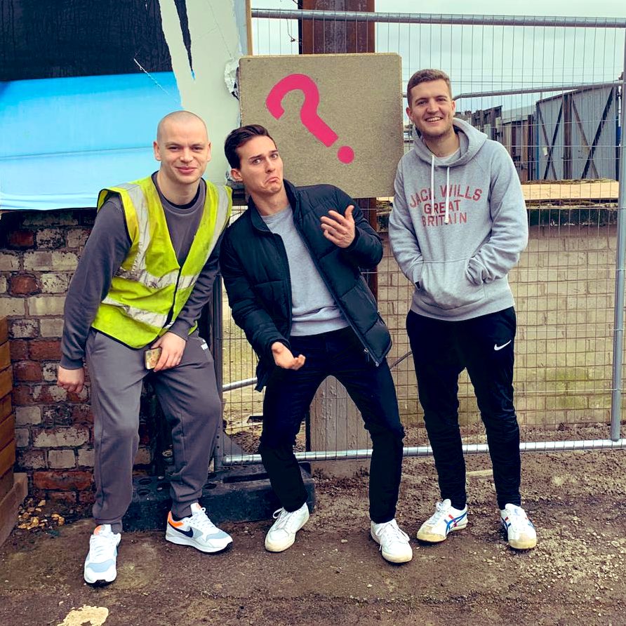 qweerdog's tweet photo. So what’s this all about? 

Your guess is as good as ours. It’s what happens when you leave the cast unattended for an afternoon apparently!

#QuestionMark #AbsoluteCertainty? #AbsoluteCertainty2020 #Manchester #TurnOnFest https://t.co/PPM9BXxu4z