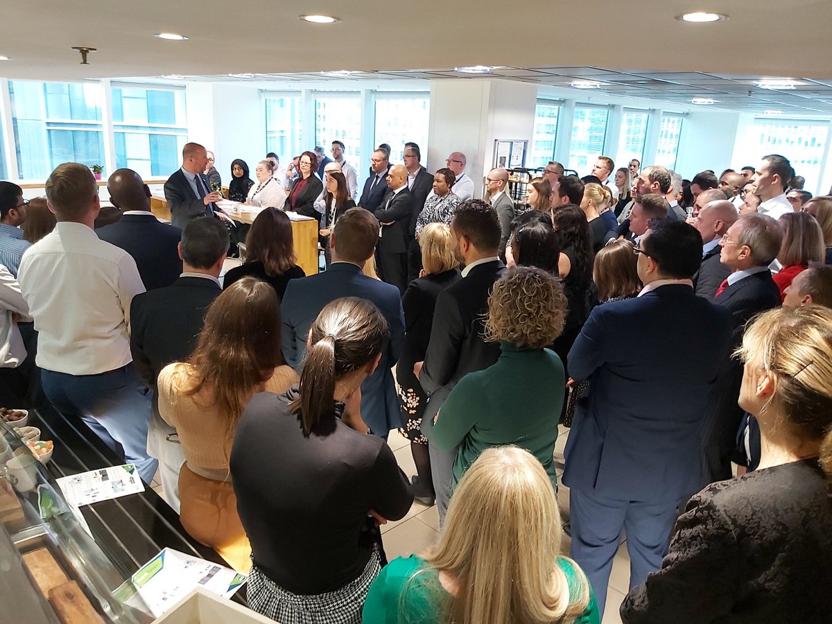issworld_UK's tweet photo. What a great start to 2020 with a ‘Safety Stand Down’ briefing this morning at our ISS offices, emphasising a focus on health and safety after coming back to work. #ichoose2bsafe #isshealthandsafety #issleaders #lookaftereachother❤️ #safetymatters #responsibilityofeveryone https://t.co/PXvRadpYPV