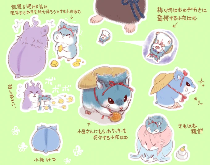 【ハムスターもねずみの仲間なので…】
2020年もよろしくお願いします。
※獣化注意※ 