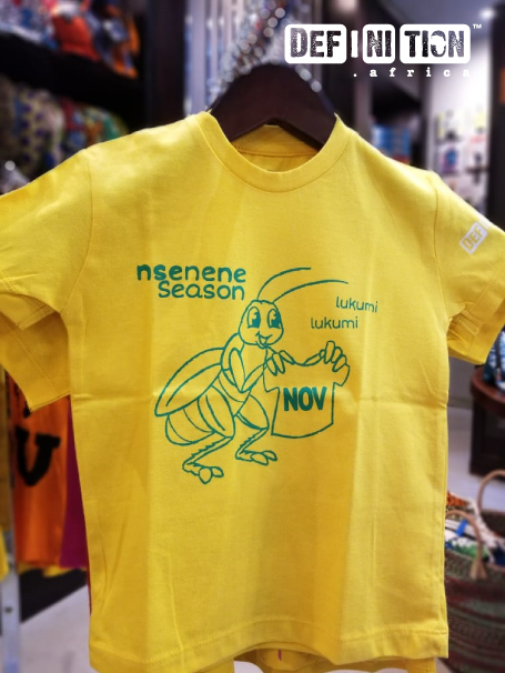 Wanna know what's more delicious than nsenene? An nsenene T-shirt, grab it from the Definition Africa store (1st floor, Acacia mall).

#DefinitionAfrica
#DefinitionAfricastore
#Definitiontee