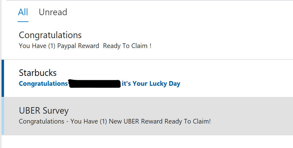 BeverlyBa's tweet photo. It's my lucky day - three prizes apparently! I don't think so 👿. Stay vigilant. https://t.co/ict5kOph2L
