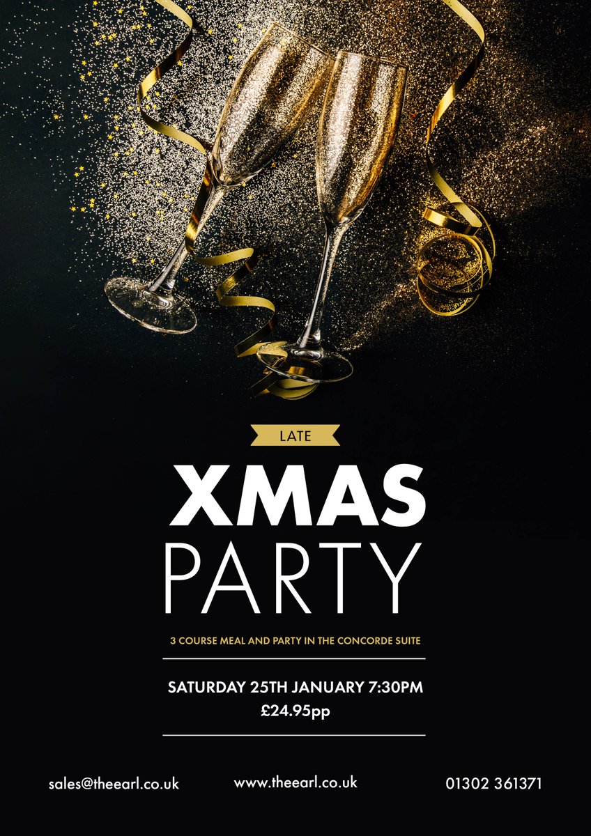 The party isn't over yet!

Book your place here:
theearlofdoncaster.wearegifted.co.uk/late-christmas…
theearl.co.uk