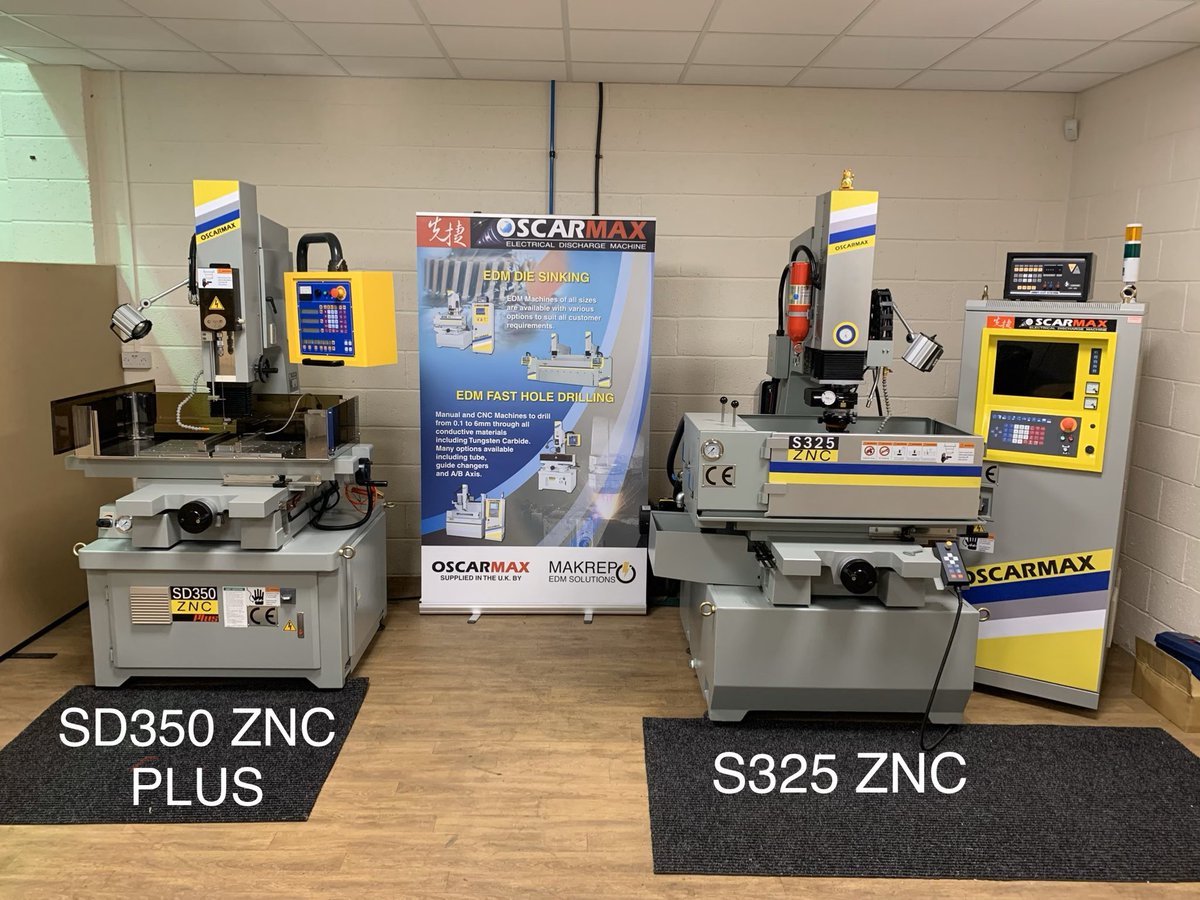 JANUARY SALE

OSCARMAX S325 ZNC Spark Erosion Machine (new) with COC280 Orbiting Head £20,000

OSCARMAX SD350 ZNC PLUS Fast Hole Drill Machine (new) £12,250

OSCARMAX SD350 ZNC PLUS Fast Hole Drill Machine (demo)£10,250

Prices include 12 months Warranty, installation &amp; training.