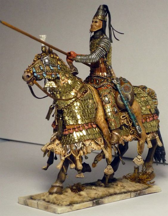 Arsacid Parthian cataphract heavy cavalryman ("sardar").